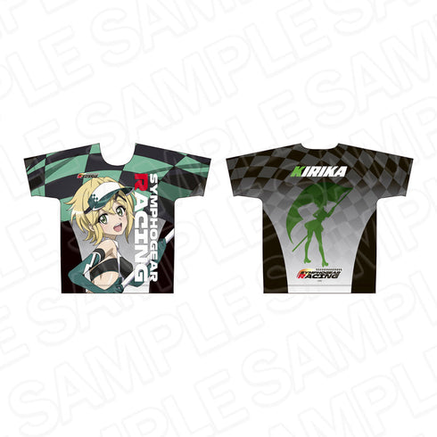 『戦姫絶唱シンフォギアXV』フルグラフィックTシャツ 暁 切歌 SYMPHOGEAR RACING ver.