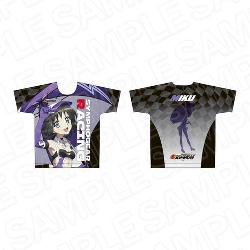 『戦姫絶唱シンフォギアXV』フルグラフィックTシャツ 小日向 未来 SYMPHOGEAR RACING ver.
