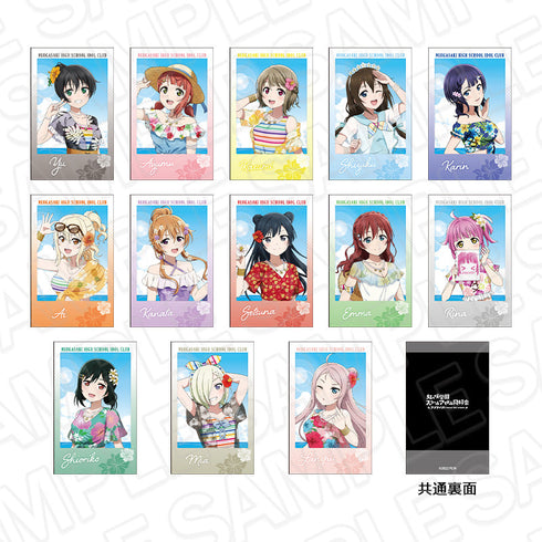 『ラブライブ!虹ヶ咲学園スクールアイドル同好会』インスタントフォト風カード アロハ ver. セット