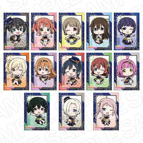 『ラブライブ!虹ヶ咲学園スクールアイドル同好会』スクエアカンバッジ 花火 デフォルメ ver. セット