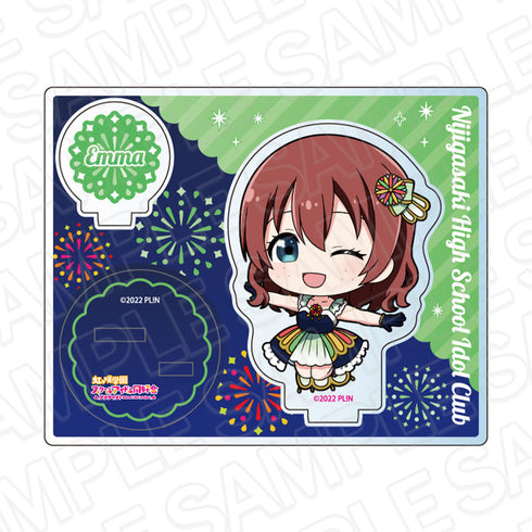 『ラブライブ!虹ヶ咲学園スクールアイドル同好会』アクリルスタンド エマ・ヴェルデ 花火 デフォルメ ver.