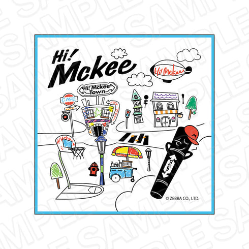 『Hi! Mckee』ミニタオル リラックス