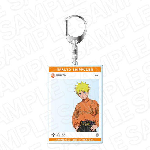 『NARUTO -ナルト- 疾風伝』SNS風アクリルキーホルダー うずまきナルト アラベスクファッション ver.