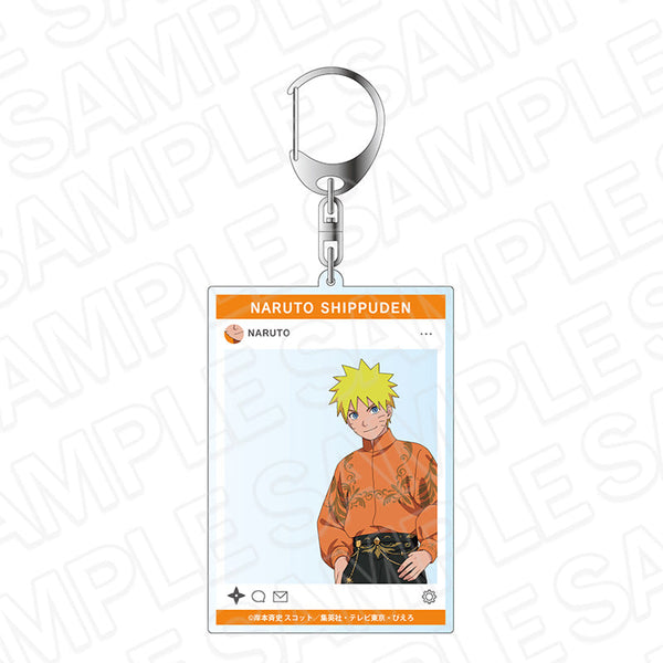 『NARUTO -ナルト- 疾風伝』SNS風アクリルキーホルダー うずまきナルト アラベスクファッション ver.