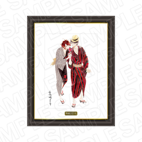 『同級生シリーズ』複製サイン入りメモリアルアート 原学&青砥空乃 夏祭り ver.