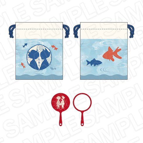 『同級生シリーズ』巾着&手鏡セット 夏祭り デフォルメ ver.