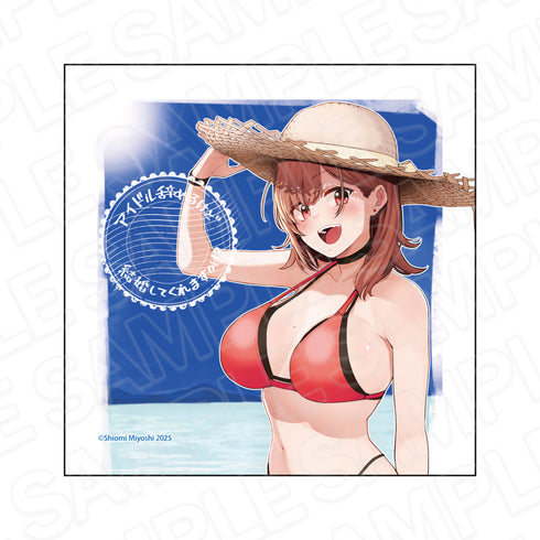 『アイドル辞めるけど結婚してくれますか!?』マイクロファイバー 枦保さん 麦わら帽子 ver.