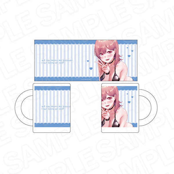 『アイドル辞めるけど結婚してくれますか!?』マグカップ 枦保さん 水着 ver.