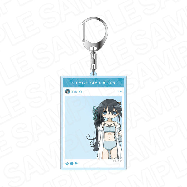 『コミックキューン10周年記念』シメジ シミュレーション SNS風アクリルキーホルダー 月島しじま