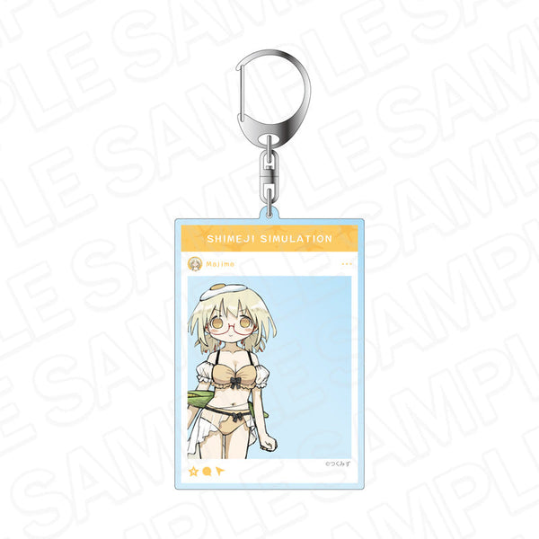 『コミックキューン10周年記念』シメジ シミュレーション SNS風アクリルキーホルダー 山下まじめ