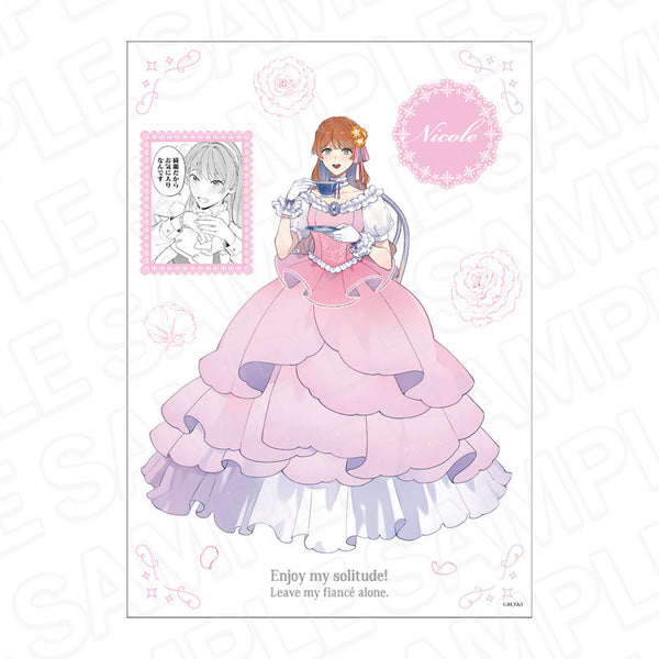 『おひとり様には慣れましたので。婚約者放置中!』シートステッカー ニコル Afternoon tea ver.