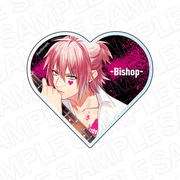 『DYNAMIC CHORD』ハート型アクリルブロック Bishop