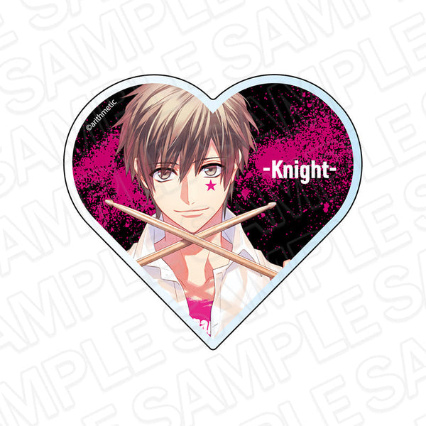 『DYNAMIC CHORD』ハート型アクリルブロック Knight