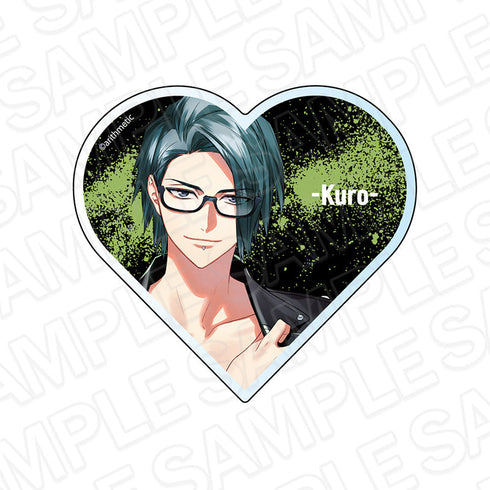 『DYNAMIC CHORD』ハート型アクリルブロック Kuro