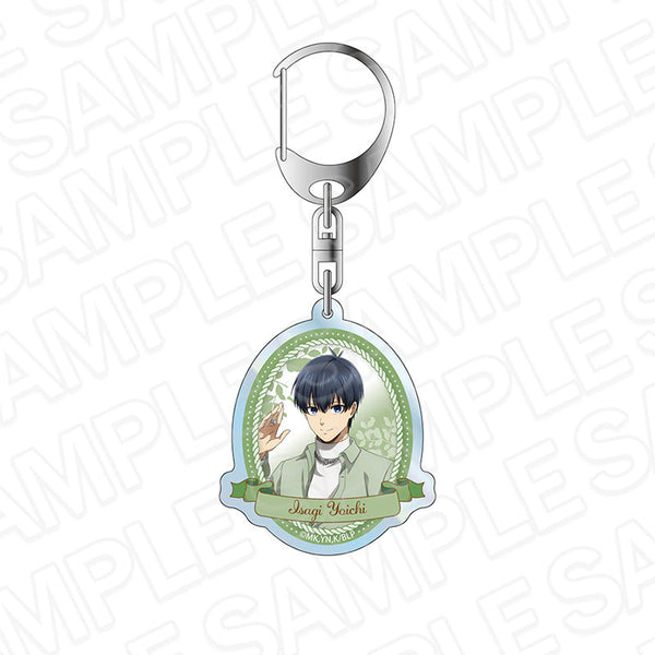 『ブルーロック』ホログラムキーホルダー 潔 世一 White&Pistachio ver.