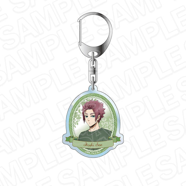 『ブルーロック』ホログラムキーホルダー 糸師 冴 White&Pistachio ver.