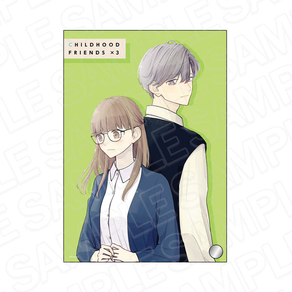 『3組の幼なじみ』ミニアクリルアート 中谷すず&倉橋歩