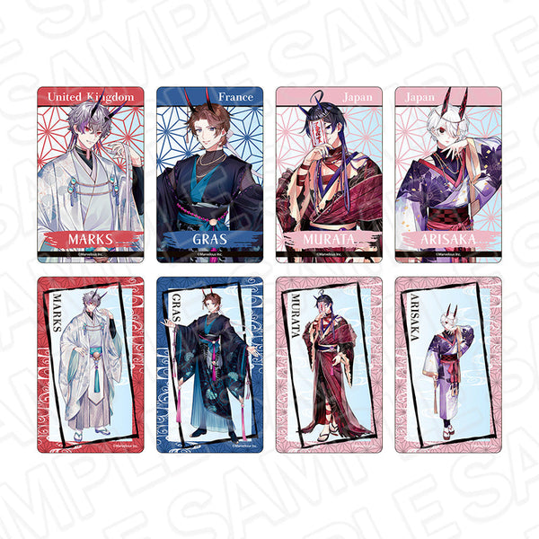 『千銃士:Rhodoknight』クリアカード(ランダム) 鬼銃士 ver. セット