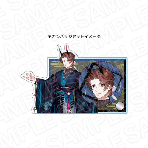 『千銃士:Rhodoknight』カンバッジスタンド グラース 鬼銃士 ver.