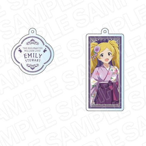 『アイドルマスター ミリオンライブ!』ワイヤーキーホルダー エミリー スチュアート 着物 ver.
