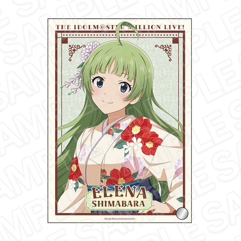 『アイドルマスター ミリオンライブ!』ミニアクリルアート 島原エレナ 着物 ver.