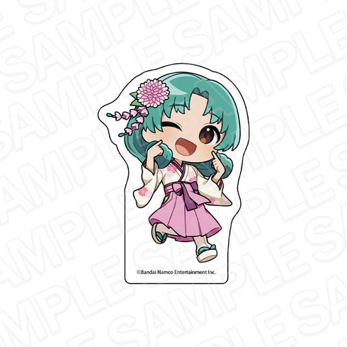 『アイドルマスター ミリオンライブ!』ダイカットステッカー 徳川まつり 着物デフォルメ ver.