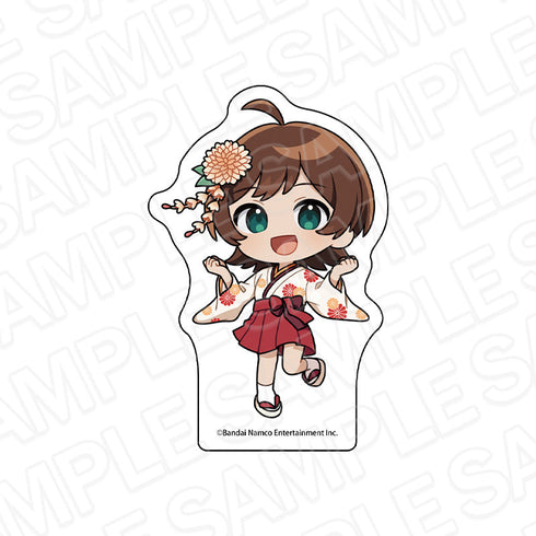 『アイドルマスター ミリオンライブ!』ダイカットステッカー 木下ひなた 着物デフォルメ ver.