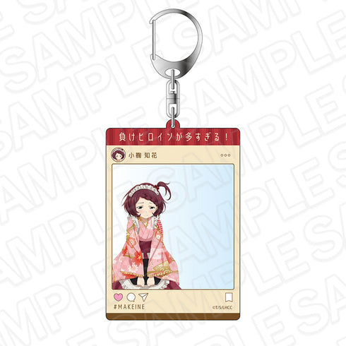 『負けヒロインが多すぎる!』SNS風アクリルキーホルダー 小鞠知花 レトロカフェ ver.