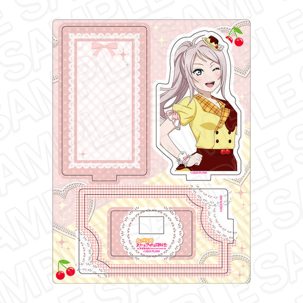 『ラブライブ!虹ヶ咲学園スクールアイドル同好会』レイヤーアクリルスタンド 鐘 嵐珠 Cafe party ver.