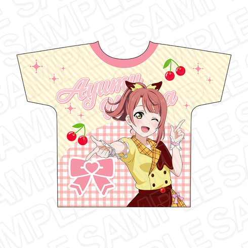 『ラブライブ!虹ヶ咲学園スクールアイドル同好会』フルグラフィックTシャツ 上原歩夢 Cafe party ver.