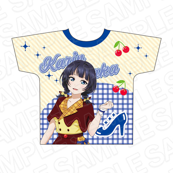『ラブライブ!虹ヶ咲学園スクールアイドル同好会』フルグラフィックTシャツ 朝香果林 Cafe party ver.