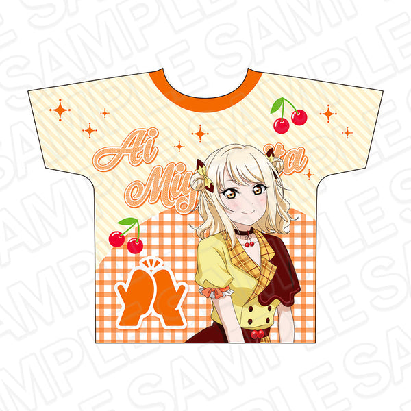 『ラブライブ!虹ヶ咲学園スクールアイドル同好会』フルグラフィックTシャツ 宮下 愛 Cafe party ver.