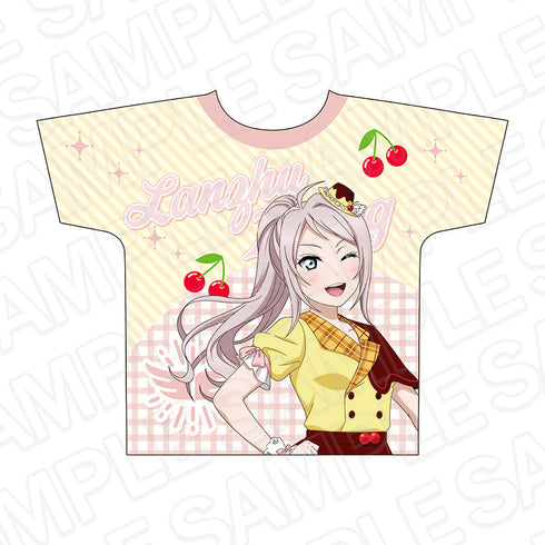 『ラブライブ!虹ヶ咲学園スクールアイドル同好会』フルグラフィックTシャツ 鐘 嵐珠 Cafe party ver.