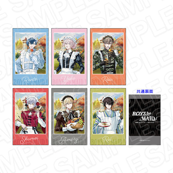 『BOYS be MAID!~御曹司メイドボーイ部の日日~』インスタントフォト風カード(ランダム) Autumn ver. セット