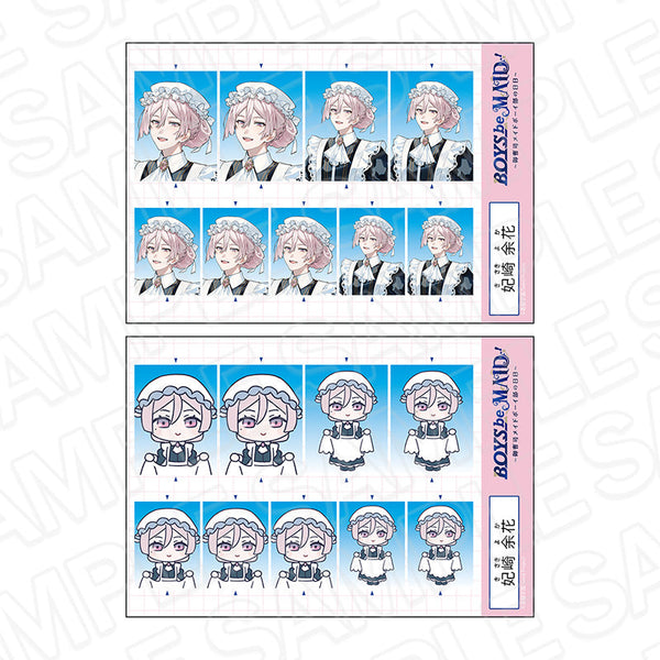 『BOYS be MAID!~御曹司メイドボーイ部の日日~』証明写真風ステッカーセット 妃崎 余花 Autumn ver.