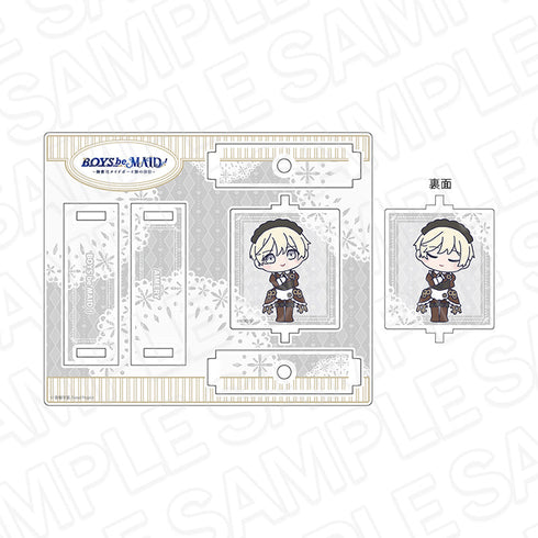 『BOYS be MAID!~御曹司メイドボーイ部の日日~』くるくるアクリルスタンド エメリ・スノワール メイド服 デフォルメ vol.2