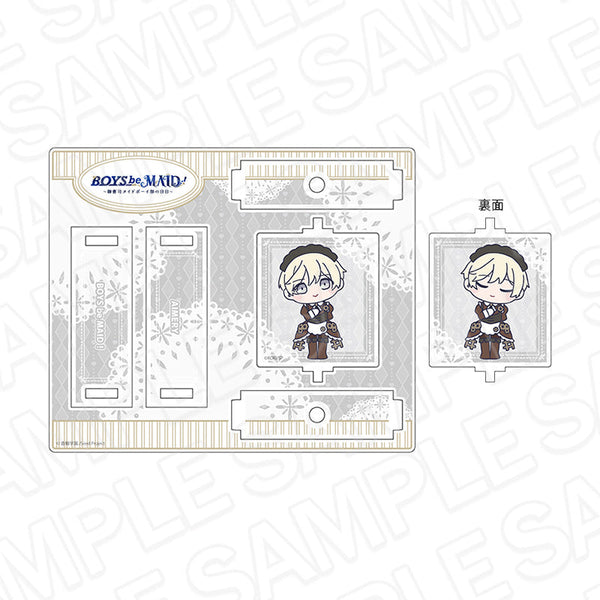 『BOYS be MAID!~御曹司メイドボーイ部の日日~』くるくるアクリルスタンド エメリ・スノワール メイド服 デフォルメ vol.2
