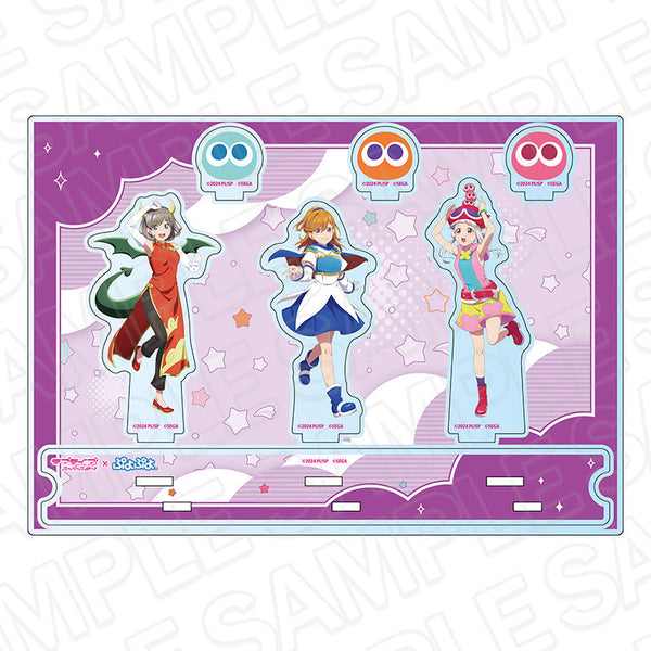 『ラブライブ!スーパースター!!×ぷよぷよ』アクリルジオラマ A