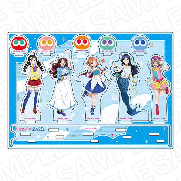 『ラブライブ!サンシャイン!!×ぷよぷよ』アクリルジオラマ A