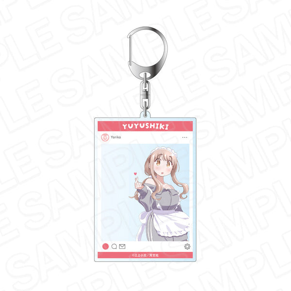 『ゆゆ式』SNS風アクリルキーホルダー 松本頼子 ジャージメイド ver.
