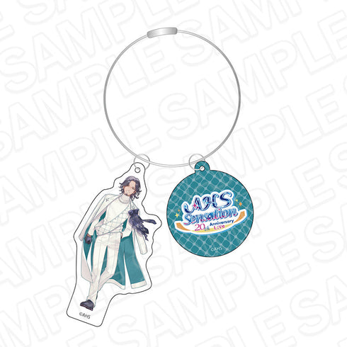 『AHSキャラクターズ』ワイヤーキーホルダー フリモメン イケおじ 20th anniversary Live ver.