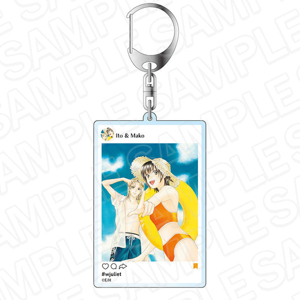 『Wジュリエット』SNS風アクリルキーホルダー Summer