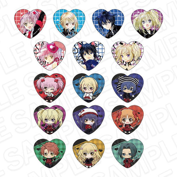 『しゅごキャラ!』ハート型ホログラムカンバッジ(ブラインド) セット