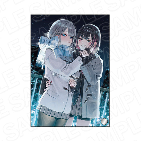 『志乃と恋』ミニアクリルアート 志乃&恋 マフラー ver.