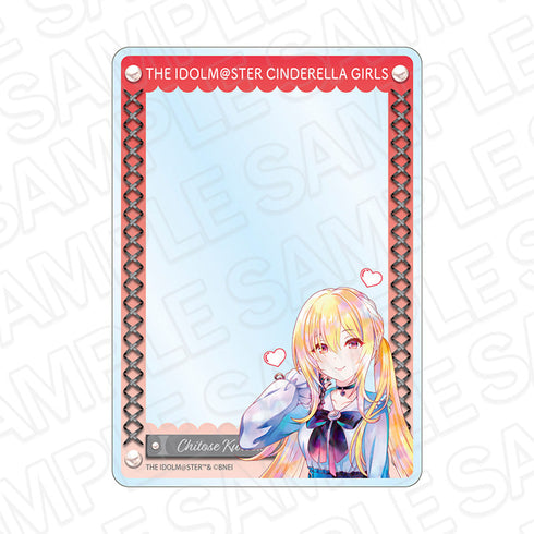『アイドルマスター シンデレラガールズ』硬質カードケース PALE TONE series 黒埼ちとせ サブカルファッション ver.