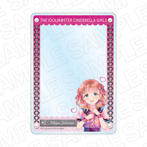 『アイドルマスター シンデレラガールズ』硬質カードケース PALE TONE series 佐久間まゆ サブカルファッション ver.