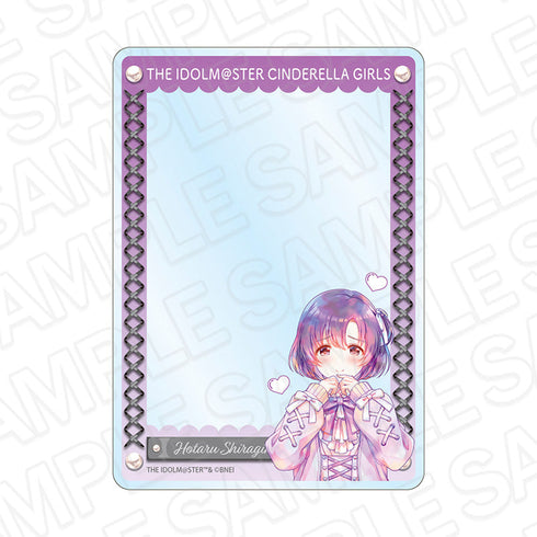 『アイドルマスター シンデレラガールズ』硬質カードケース PALE TONE series 白菊ほたる サブカルファッション ver.