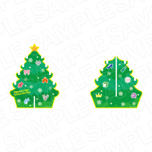 『ラブライブ!虹ヶ咲学園スクールアイドル同好会』チャーム付きアクリルツリー サンタ風衣装 ver.