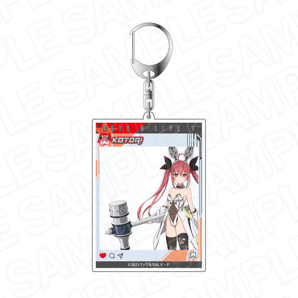 『デート・ア・ライブV』SNS風アクリルキーホルダー 五河琴里 サイバーバニー ver.