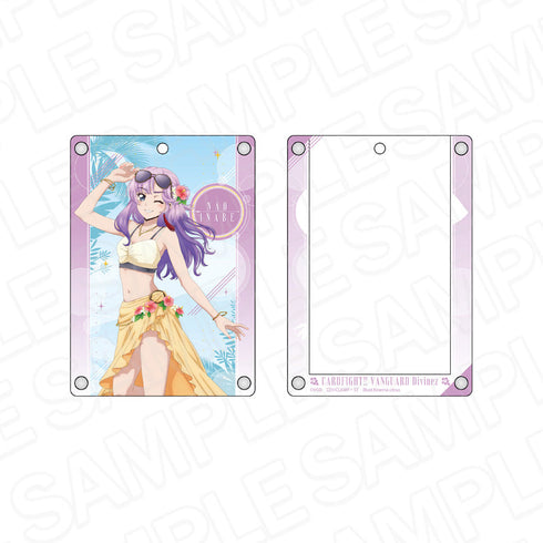 『カードファイト!! ヴァンガード Divinez デラックス決勝編』アクリルパスケース 員弁ナオ バカンス ver.